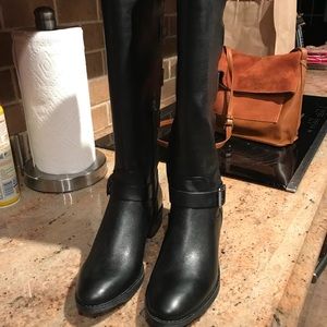 Sole Society black leather boots